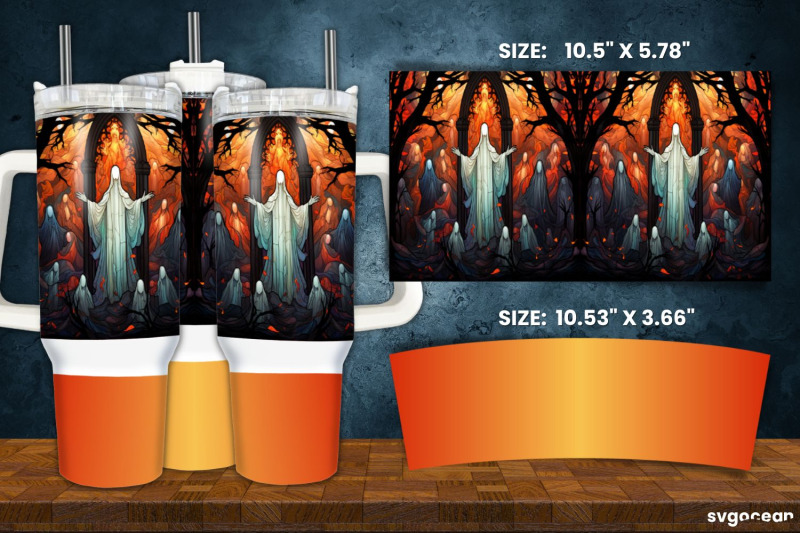 halloween-monsters-tumbler-wrap-40-oz-stained-glass-sublimation