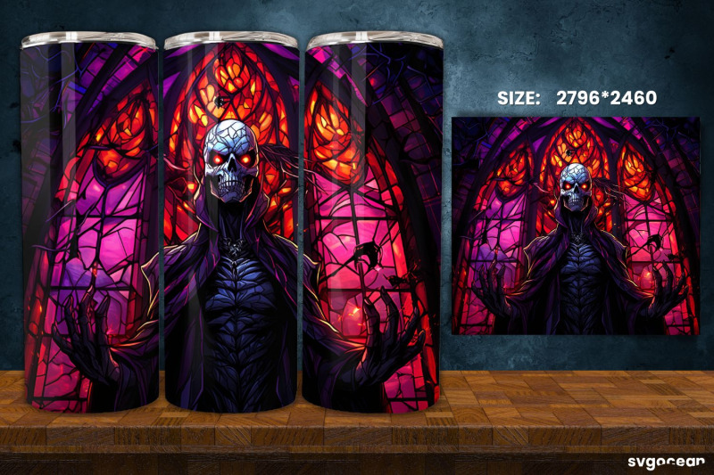 halloween-monsters-tumbler-wrap-20-oz-stained-glass-sublimation