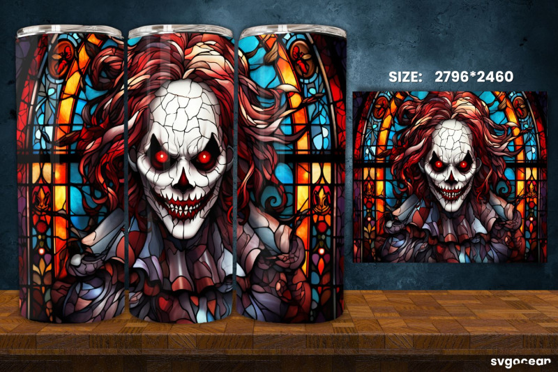 halloween-monsters-tumbler-wrap-20-oz-stained-glass-sublimation