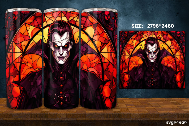 halloween-monsters-tumbler-wrap-20-oz-stained-glass-sublimation