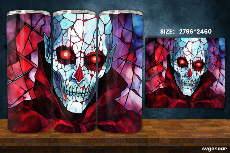 halloween-monsters-tumbler-wrap-20-oz-stained-glass-sublimation