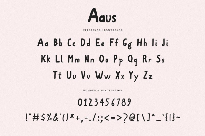aaus-handmade-brush-font
