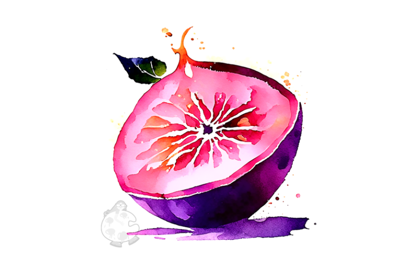 fresh-fruity-splashes-transparent-watercolor-ink