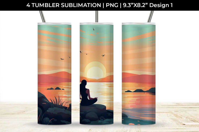 sunset-serenity-yoga-tumbler-wrap-bundle