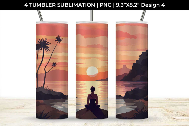 sunset-serenity-yoga-tumbler-wrap-bundle