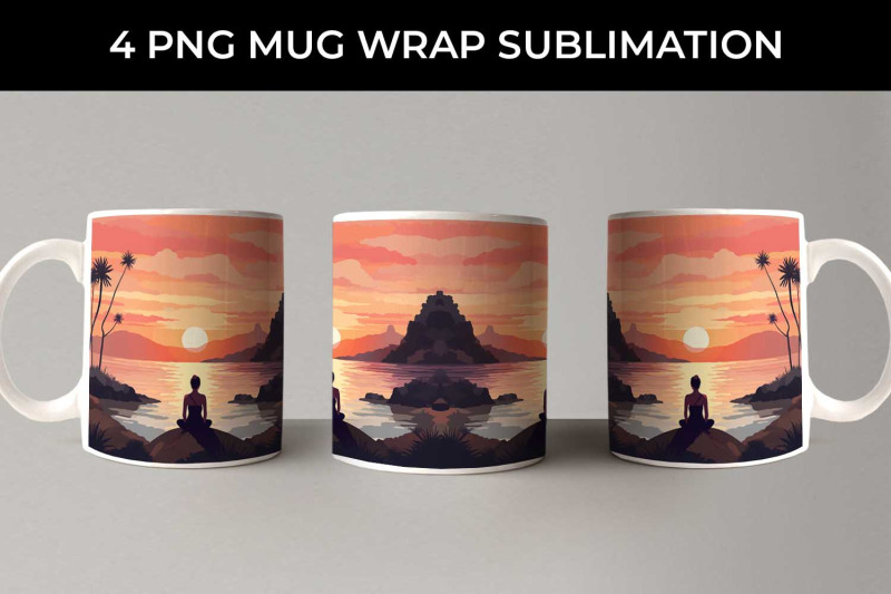 sunset-serenity-yoga-mug-wrap-sublimation-bundle