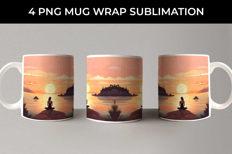 sunset-serenity-yoga-mug-wrap-sublimation-bundle