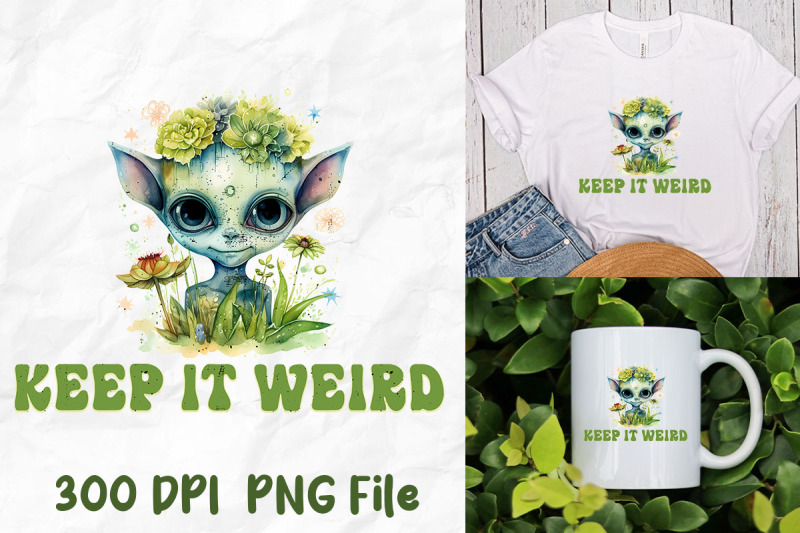 keep-it-weird-green-hippie-alien