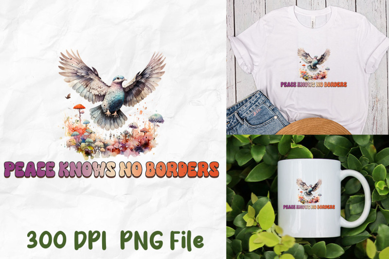 peace-knows-no-borders-hippie-pigeon