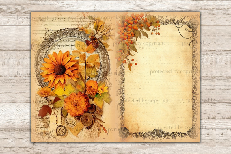 autumn-junk-journal-pages-fall-digital-art