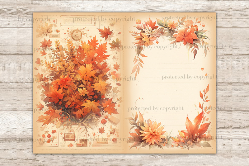 fall-vibes-junk-journal-paper-autumn-art-journal