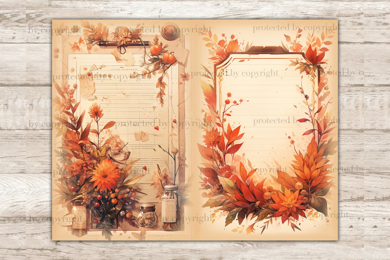 fall-vibes-junk-journal-paper-autumn-art-journal