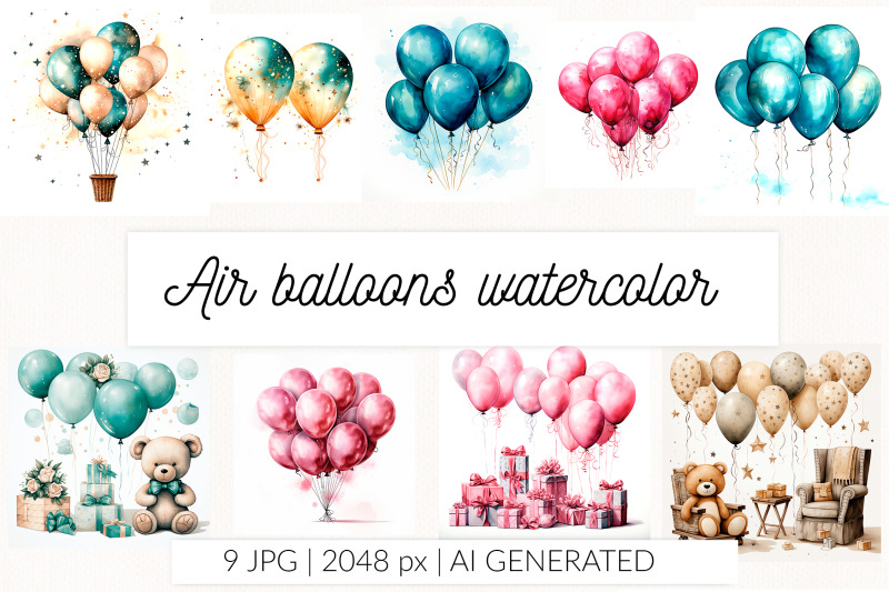 watercolor-air-balloons-happy-birthday-baby-shower-invitation