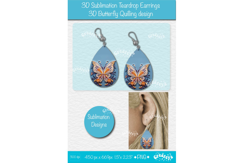 3d-earrings-sublimation-teardrop-earring-3d-butterfly-3d-sublimation-q