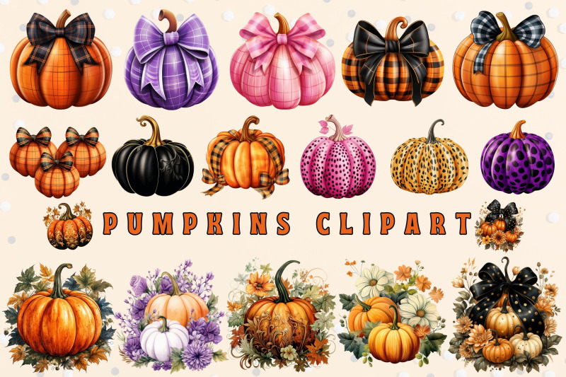 pumpkins-clipart-bundle