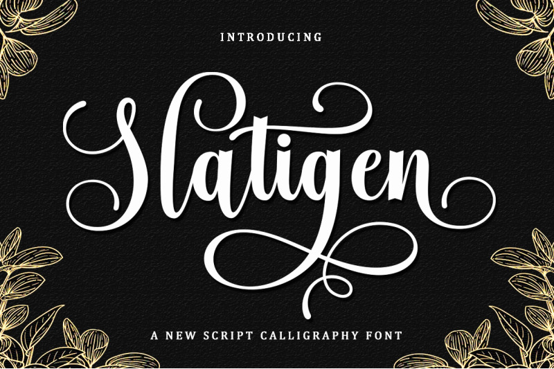 slatigen-script-font