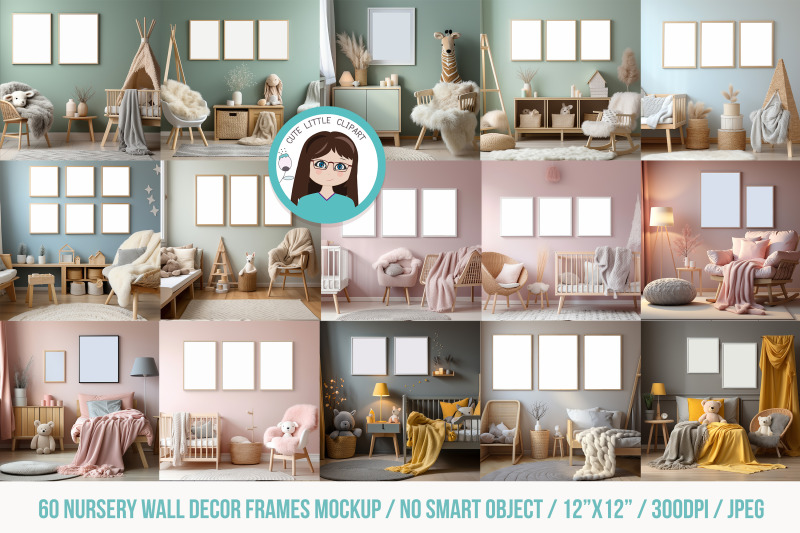 60-wall-art-frames-nursery-mockup