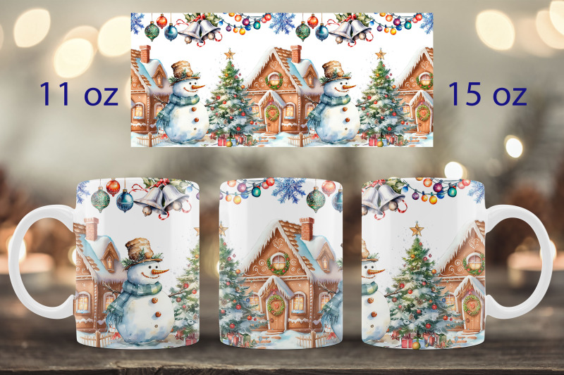 christmas-mug-wrap-design-snowman-mug-sublimation-png