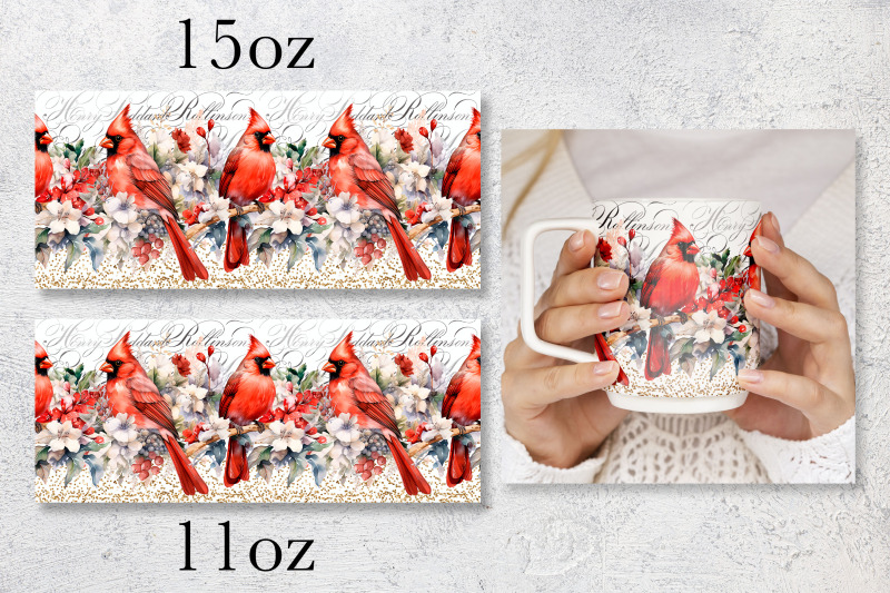 winter-mug-wrap-design-forest-animal-sublimation-christmas