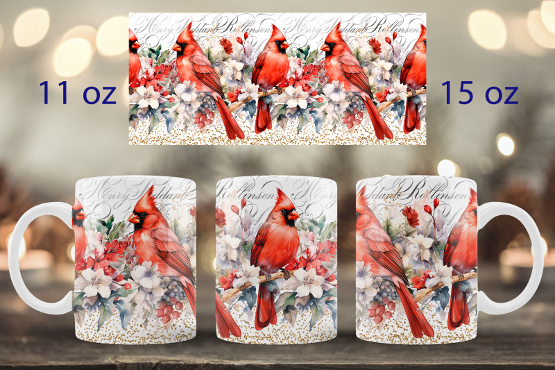 winter-mug-wrap-design-forest-animal-sublimation-christmas