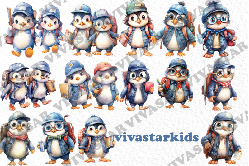 watercolor-school-penguins-clipart-back-to-school-clipart