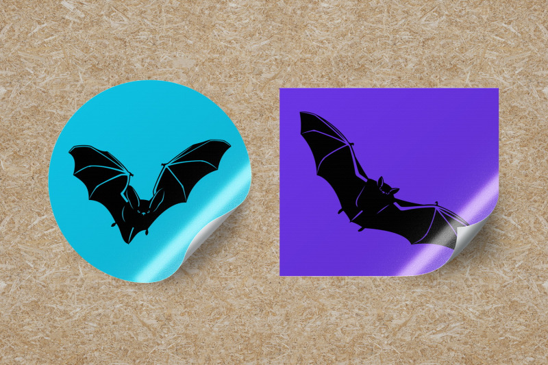 bats-silhouettes-set-svg