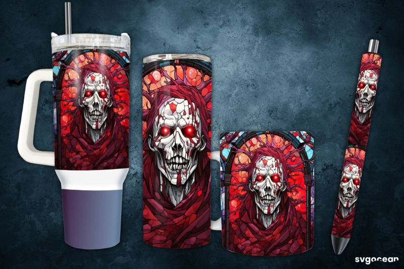 halloween-zombie-wrap-bundle-tumbler-mug-pen