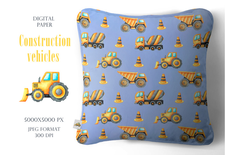boy-toys-cars-watercolor-seamless-pattern-digital-paper-construction