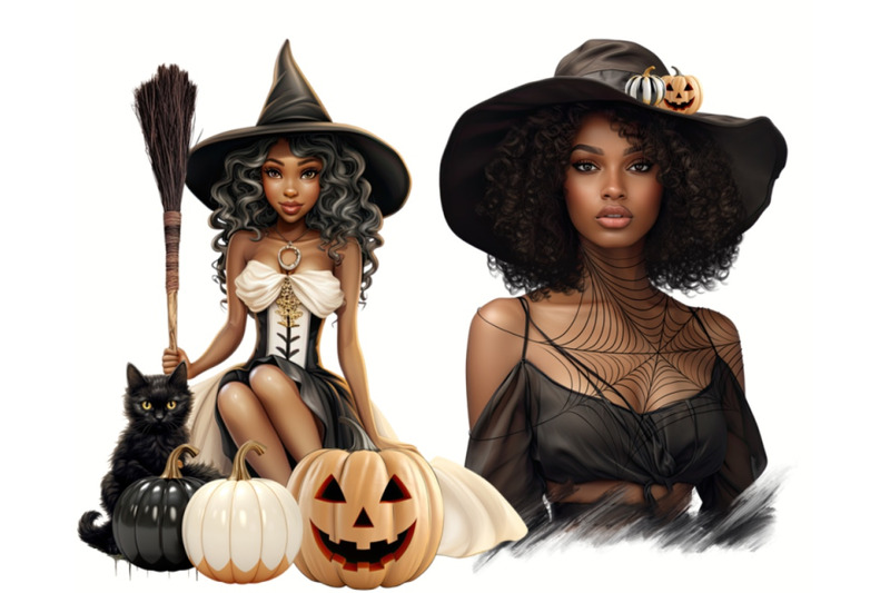 neutral-halloween-witch-fashion-clipart-for-sublimation-amp-commercial-u