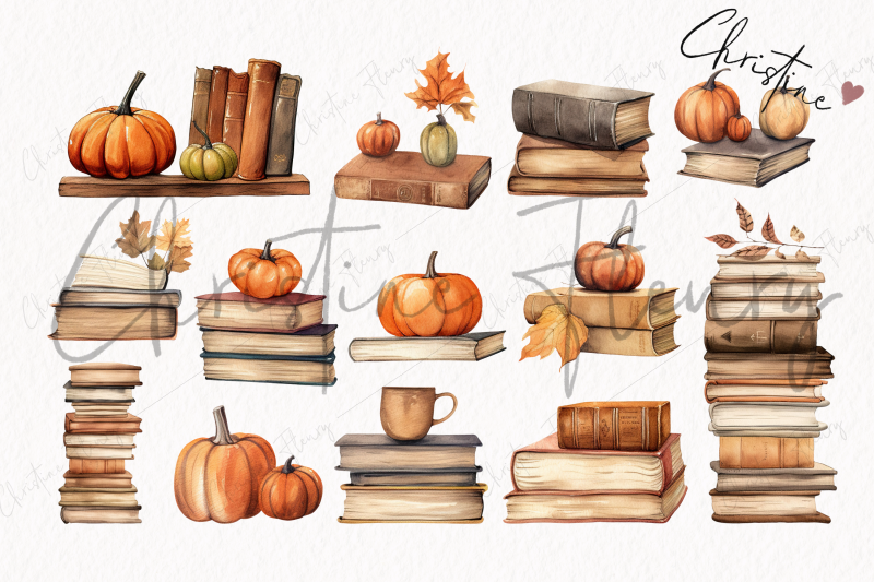 39-watercolor-autumn-books-clipart