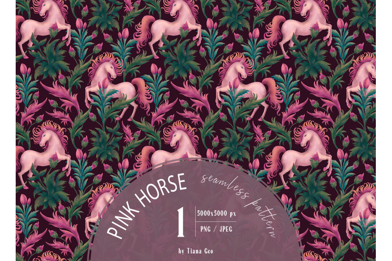 cute-floral-pink-horse-seamless-pattern-1-png-and-jpeg-file