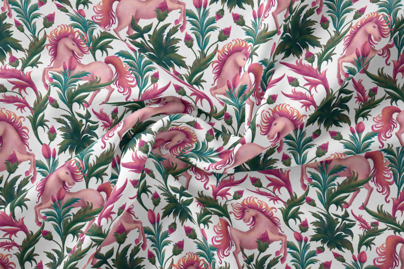 cute-floral-pink-horse-seamless-pattern-1-png-and-jpeg-file