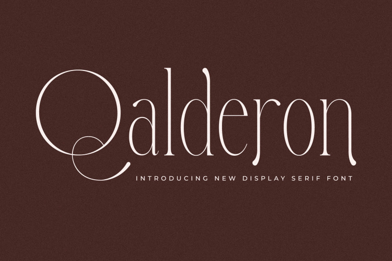 qalderon-typeface