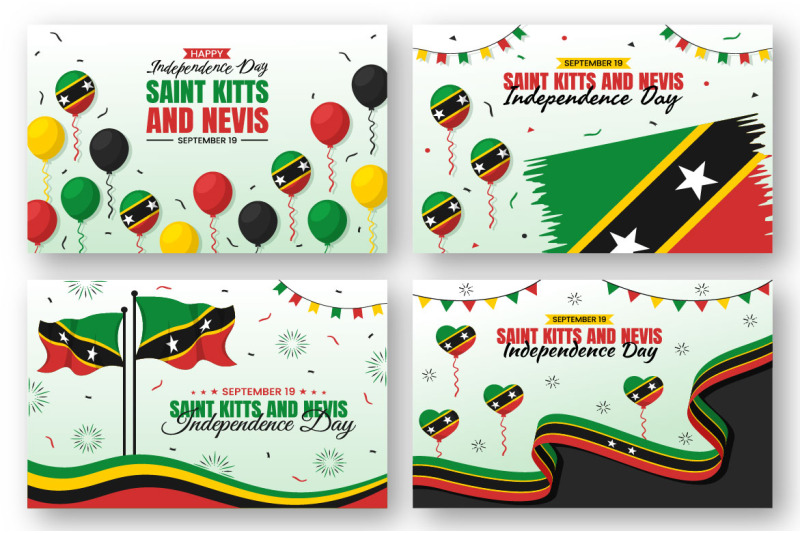 15-independence-day-saint-kitts-and-nevis-illustration