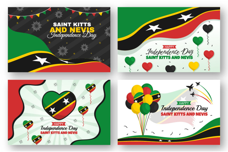 15-independence-day-saint-kitts-and-nevis-illustration