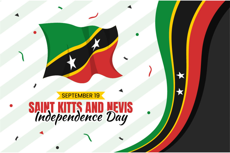 15-independence-day-saint-kitts-and-nevis-illustration