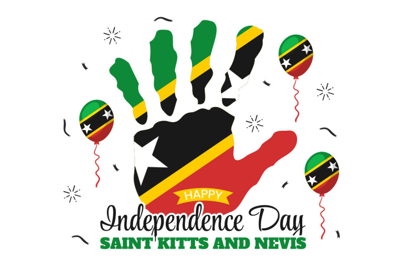 15-independence-day-saint-kitts-and-nevis-illustration