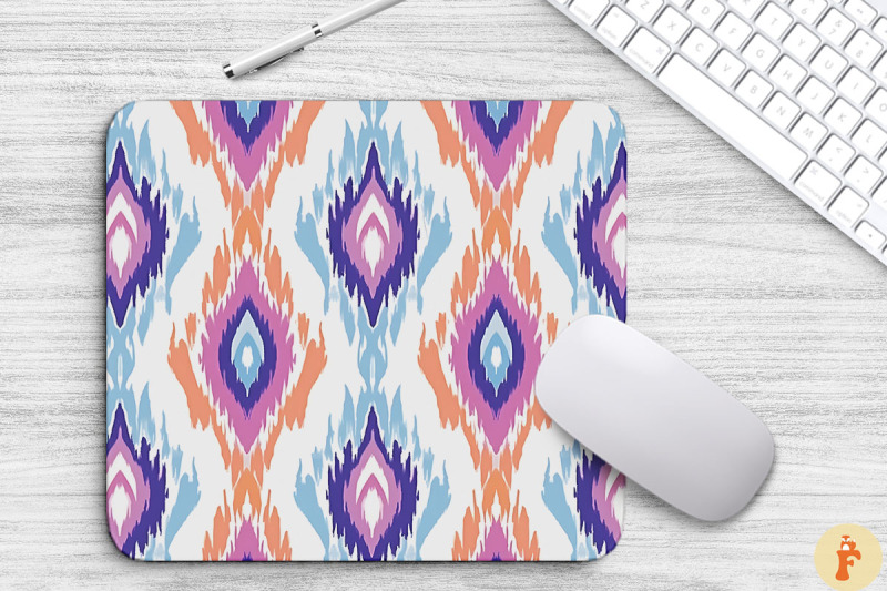 traditional-ethnic-boho-ikat-mouse-pad-design