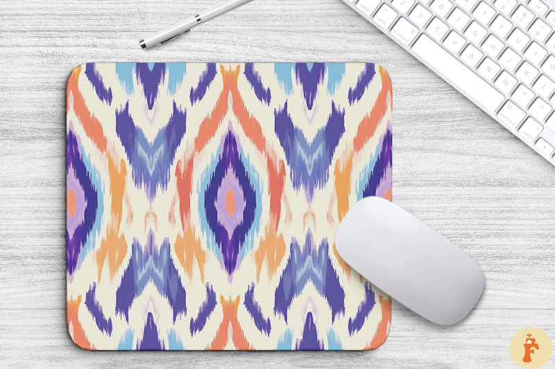 ikat-abstract-geometric-ethnicmouse-pad