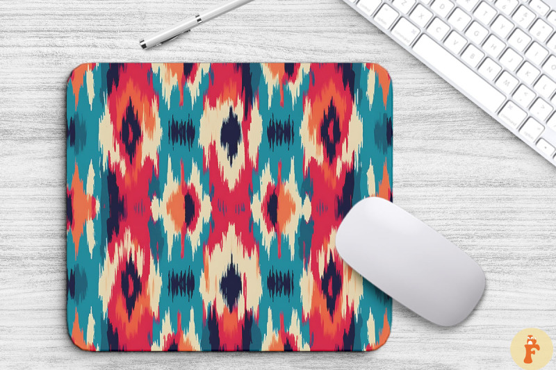 ikat-abstract-geometric-ethnicmouse-pad