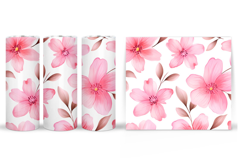 pink-flowers-tumbler-wrap-flowers-tumbler-sublimation