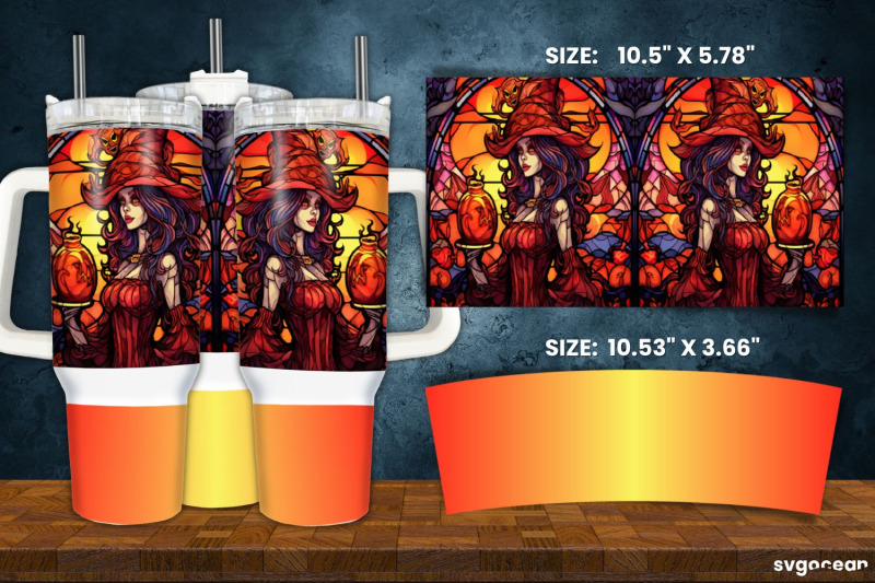 stained-glass-halloween-tumbler-wrap-40-oz-sublimation