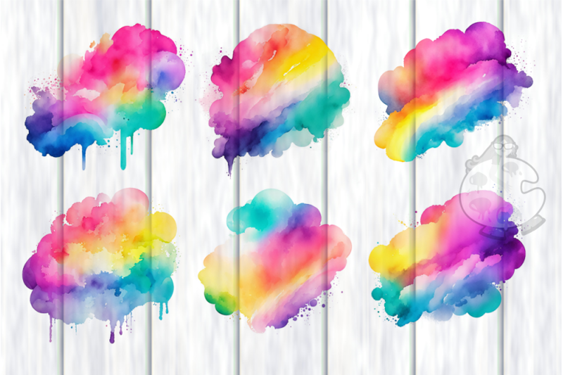 transparent-watercolor-rainbow-texture-splashes