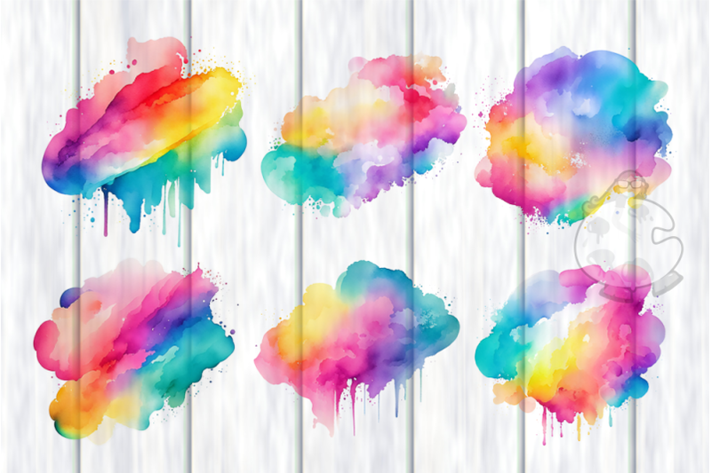 transparent-watercolor-rainbow-texture-splashes