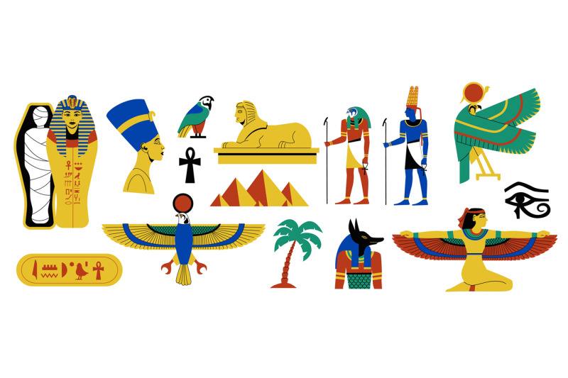 egyptian-symbols-set-ancient-egyptian-hieroglyphs-papyrus-and-paper