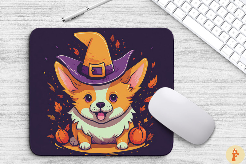 funny-dog-in-witch-039-s-hat-mouse-pad