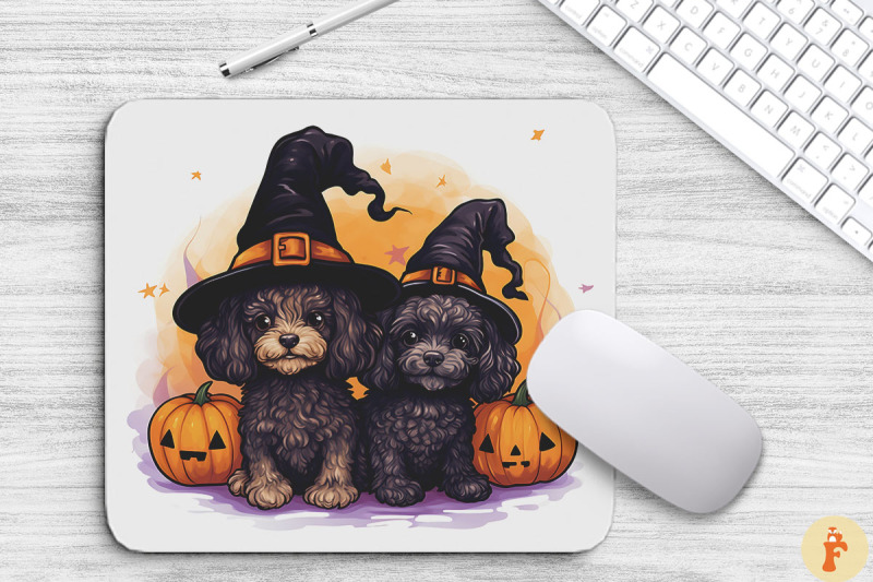 funny-dog-in-witch-039-s-hat-mouse-pad