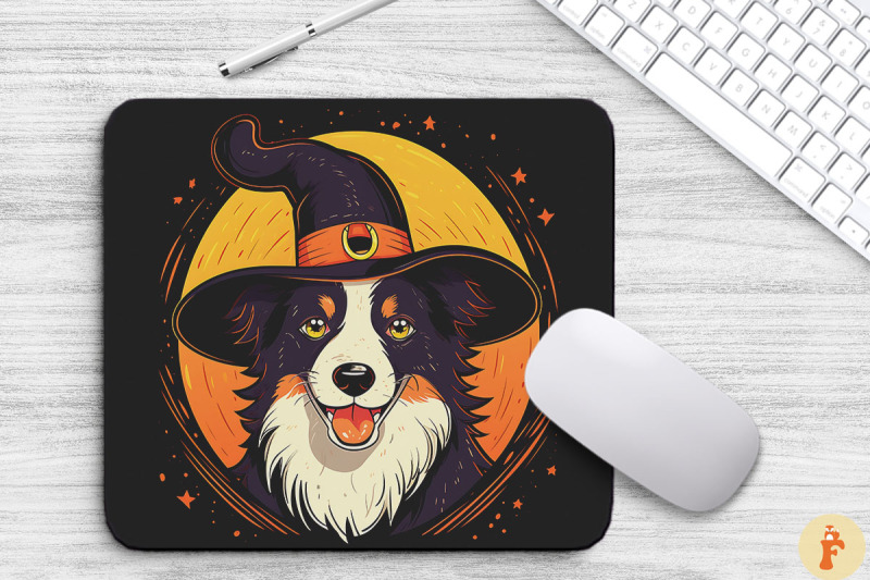 funny-dog-in-witch-039-s-hat-mouse-pad