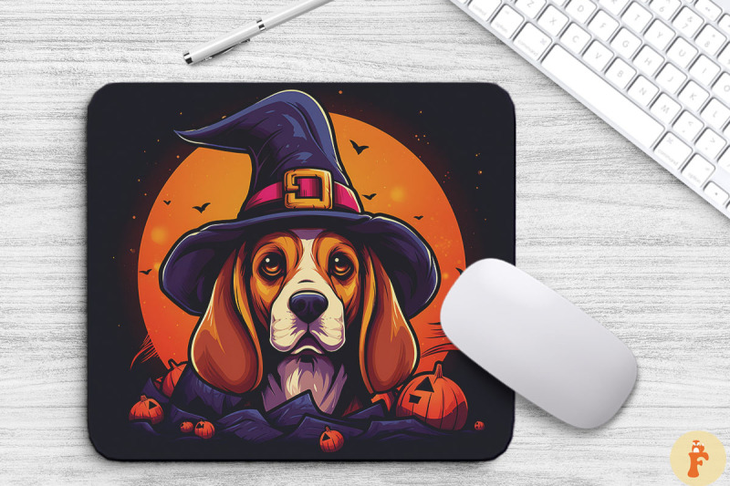 funny-dog-in-witch-039-s-hat-mouse-pad