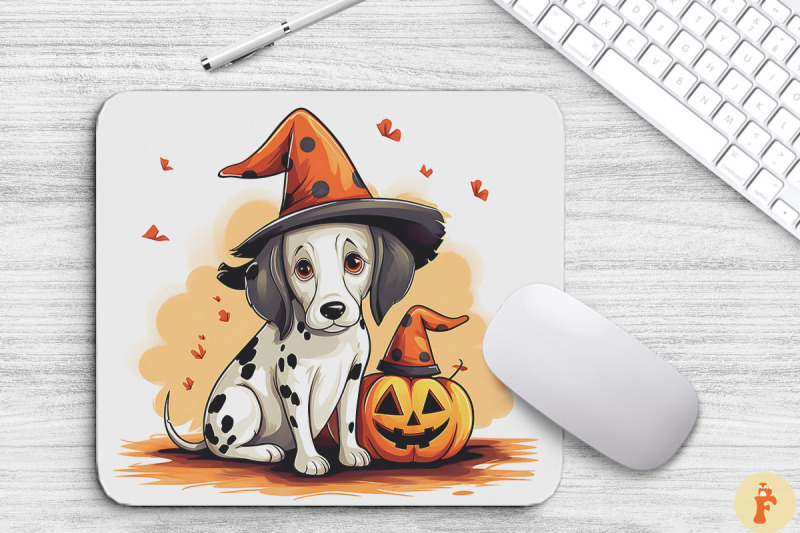 funny-dog-in-witch-039-s-hat-mouse-pad